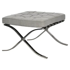 Podnóżek BA1 tkanina jasny szary