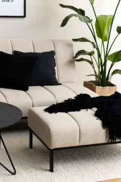 Podnóżek Caix beżowy