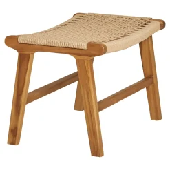 Podnóżek Derby tekowy naturalny