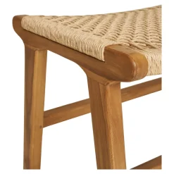 Podnóżek Derby tekowy naturalny