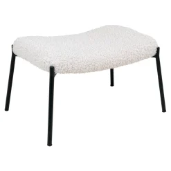 Podnóżek Glasgow baranek biały