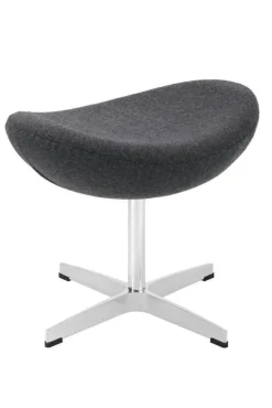 Podnóżek Jajo kaszmir inspirowany Egg szary ciemny 41