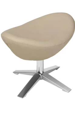 Podnóżek Jajo Soft eko skóra inspirowany Egg beżowy 532