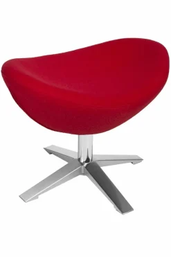 Podnóżek Jajo Soft wełna inspirowany Egg czerwony 413