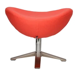 Podnóżek Jajo Soft wełna koralowe