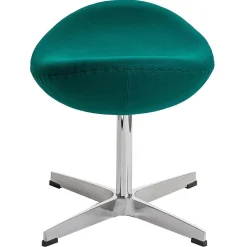 Podnóżek Jajo zielony ciemny kaszmir