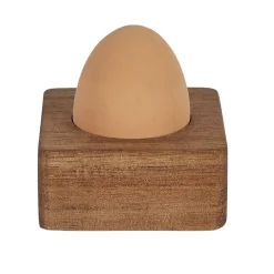 Podstawka na jajko akacja kwadrat