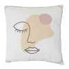 Poduszka Arty pastelowa twarz