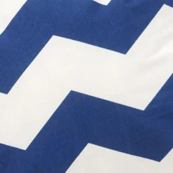 Poduszka Chevron 40x40cm biały/granatowy