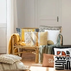 Poduszka Macrame 40x40cm beżowa