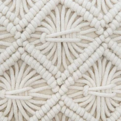 Poduszka Macrame 40x40cm beżowa