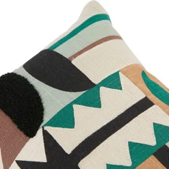 Poduszka Malakite haftowana 30x50 cm      zielona