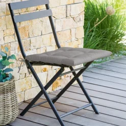 Poduszka pikowana Korai 40x40cm szara