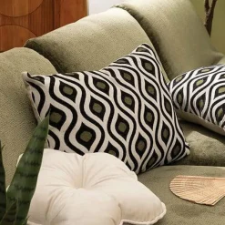 Poduszka Twisted Lime żakardowa 58x38 cm