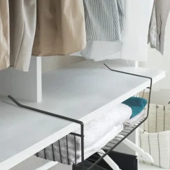 Podwieszany kosz podpółkowy L czarny