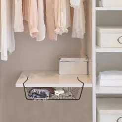 Podwieszany kosz podpółkowy S czarny