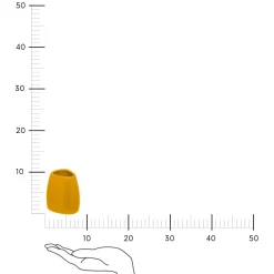 Pojemnik łazienkowy Colors musztardowy