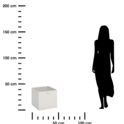 Pojemnik do przechowywania Boucle 31      x 31 cm biały
