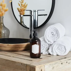 Pojemnik/ dozownik na mydło 500ml bursztynowy