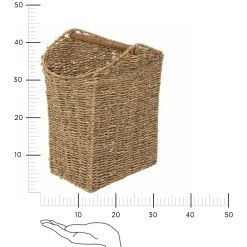 Pojemnik i uchwyt na papier toaletowy     z trzciny