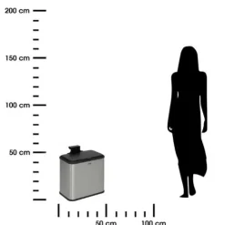 Pojemnik na kompost 5l ze stali           nierdzewnej
