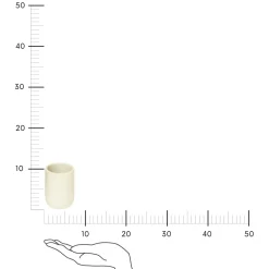 Pojemnik na szczoteczki Duo beżowy