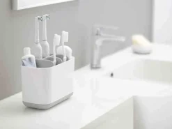 Pojemnik na szczoteczki do zębów JJ biały