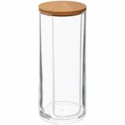 Pojemnik Selena walec bambus na waciki