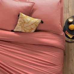 Poszewka na poduszkę 50 x 70 cm bawełna  różowa