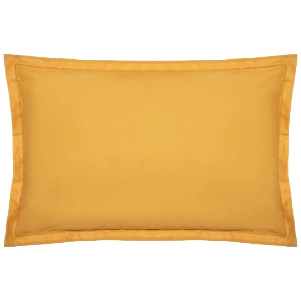 Poszewka na poduszkę 50 x 70 cm bawełna ochra