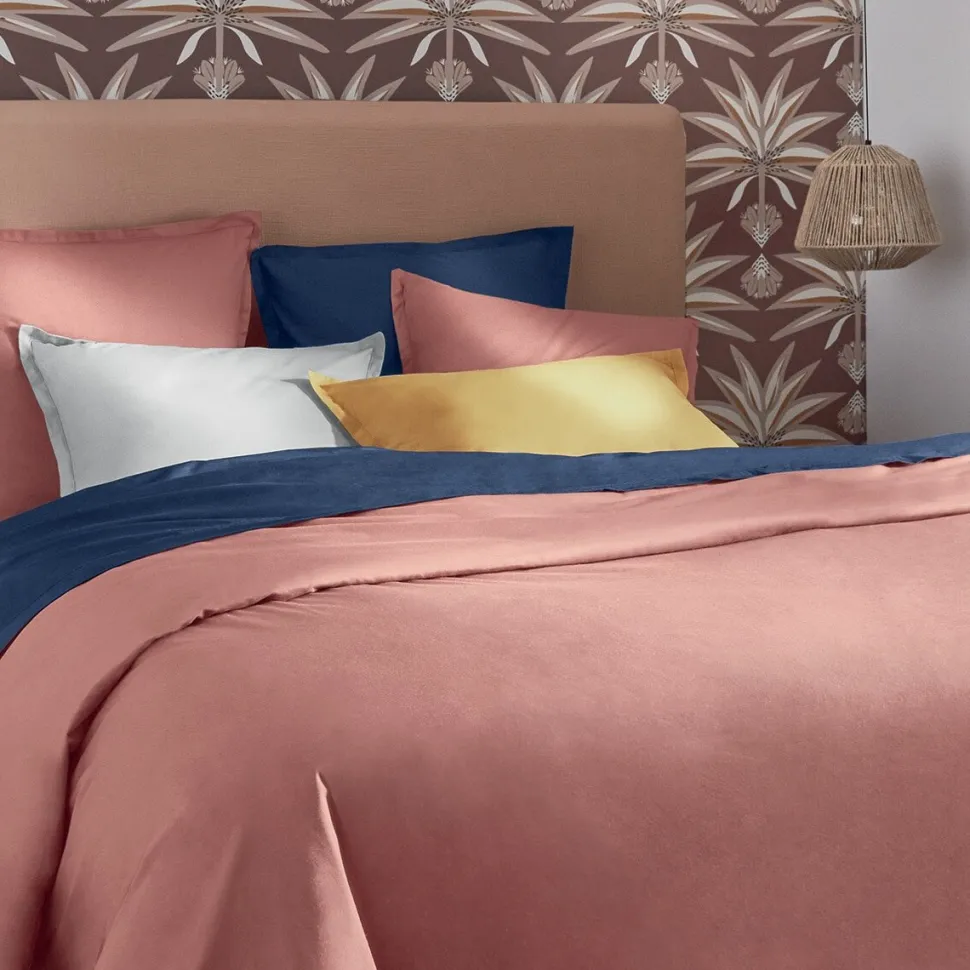 Poszewka na poduszkę 50 x 70 cm bawełna ochra