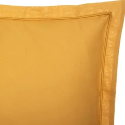 Poszewka na poduszkę 50 x 70 cm bawełna ochra