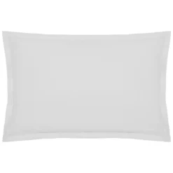 Poszewka na poduszkę 50 x 70 cm bawełna biała
