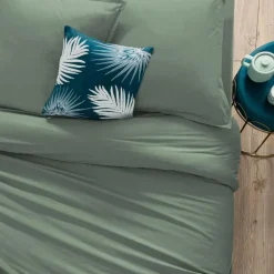 Poszwa na kołdrę 240 x 220 cm bawełna  zielona