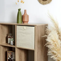 Pudełko do regału 30x30cm Braid beżowe