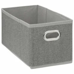 Pudełko do regału 15x31cm gładkie szare