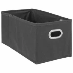 Pudełko do regału 15x31cm gładkie ciemne  szare