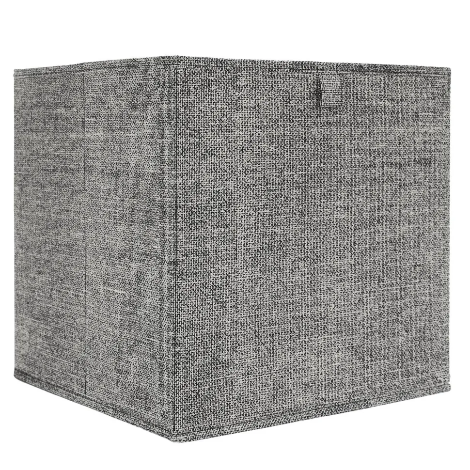 Pudełko do regału 30x30cm szare ciemne Cube