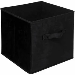 Pudełko do regału 31x31cm Velvet czarne