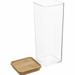 Pudełko Eske 2L kwadrat z bambusową pokrywką