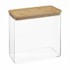 Pudełko Eske 3L prostokąt z bambusową  pokrywką