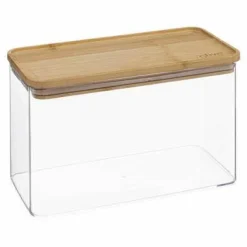 Pudełko Eske 2L prostokąt z bambusową  pokrywką