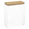 Pudełko Eske 4,3L prostokąt z bambusową  pokrywką