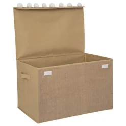 Pudełko z pomponami z juty 36 x 57 cm