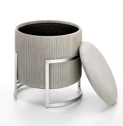 Pufa Darbi szara jasna