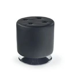 Pufa Dash czarna eko skóra