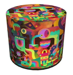 Pufa dekoracyjna Abstra