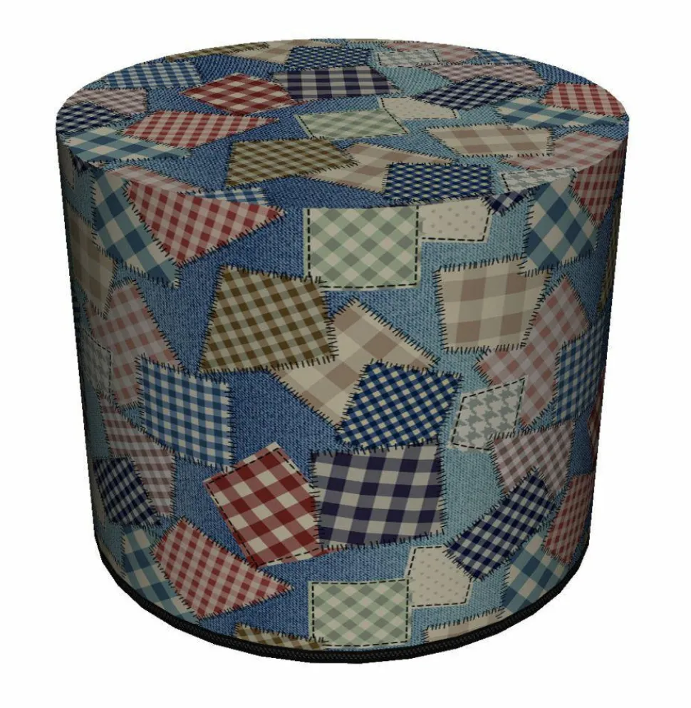 Pufa dekoracyjna Pachwork