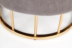 Pufa Godemia ze schowkiem szara