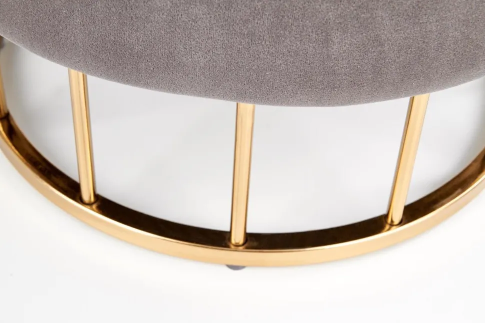 Pufa Godemia ze schowkiem szara